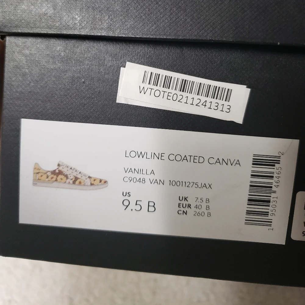 COACH Lowline Coated Canvas Sneakers
